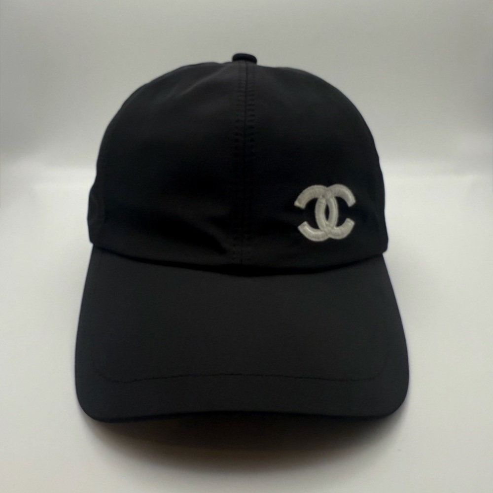 NEW Black Nylon Cap with Logo